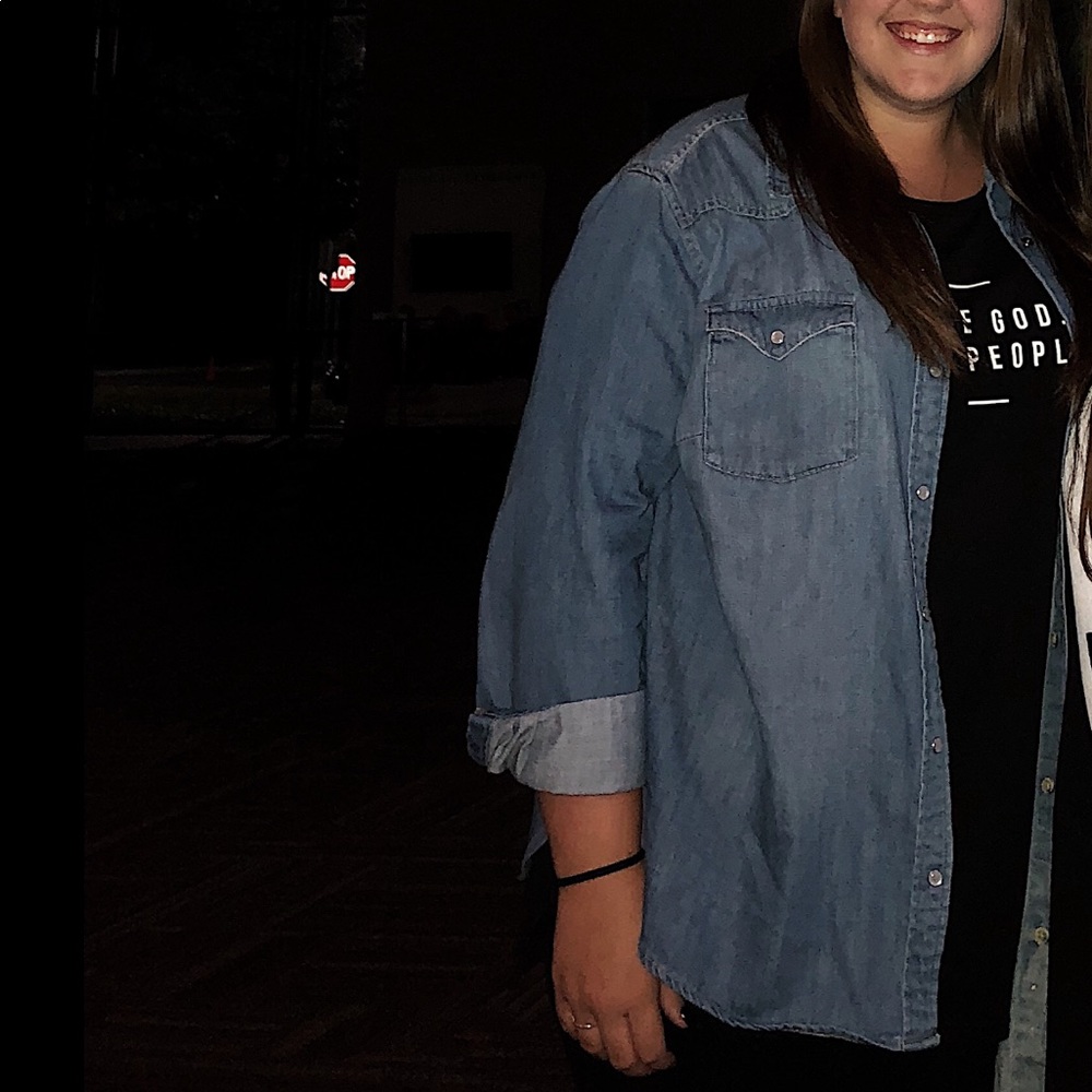 Long Sleeve Denim Shirt